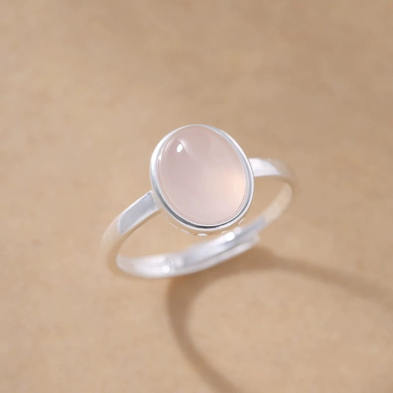 Cupid’s Charm Rose Quartz Ring