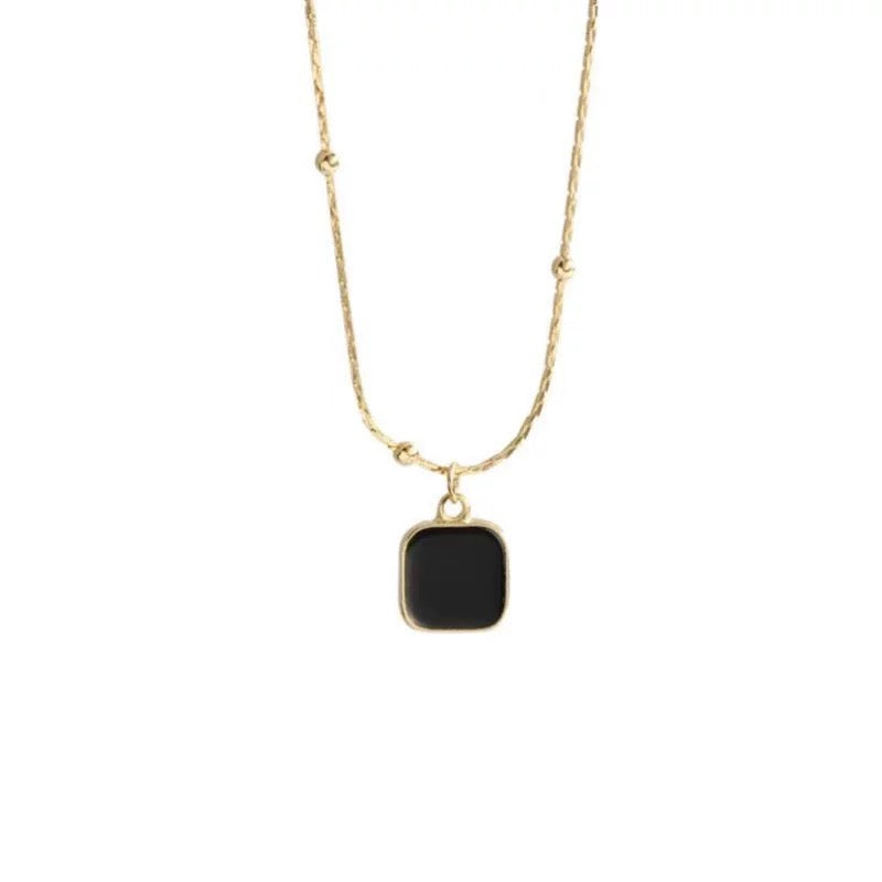 Midnight Guardian Obsidian Necklace