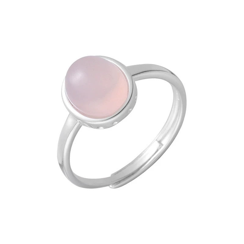 Cupid’s Charm Rose Quartz Ring