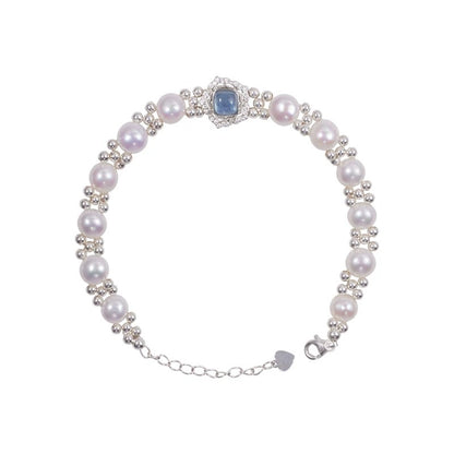 Ocean Harmony Aquamarine Bracelet