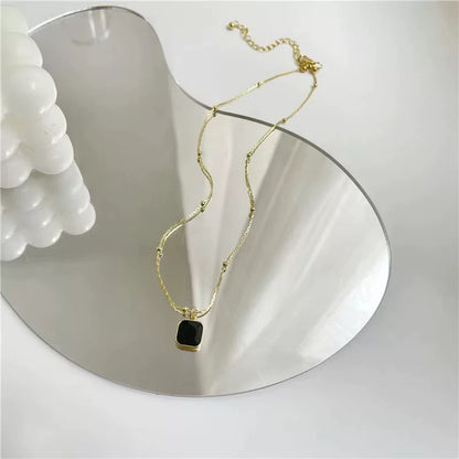 Midnight Guardian Obsidian Necklace