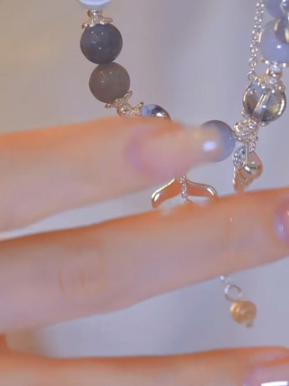 Ocean Whisper Aquamarine Bracelet
